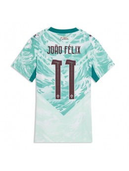 Portugal Joao Felix #11 Replika Borta Kläder Dam VM 2026 Kortärmad